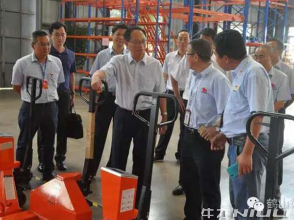 江門市委書記林應武到牛力機械調(diào)研 江門市委書記林應武到牛力機械調(diào)研